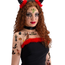 Halloweenské veselé tetování